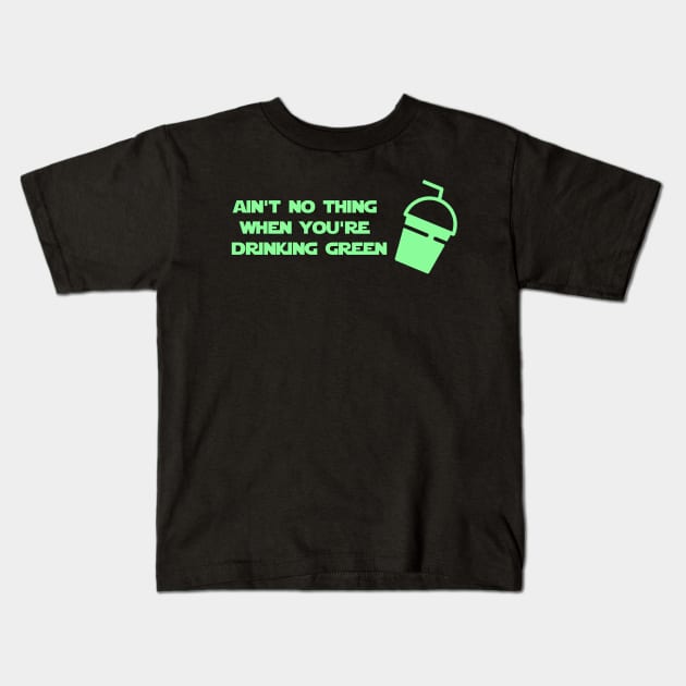 Edge of the Galaxy Green Milk Kids T-Shirt by MickeysCloset